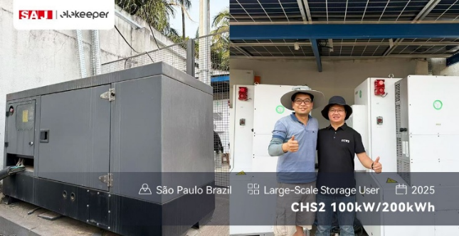 Demonstratieproject voor een hybride systeem met zonne-energie, energieopslag en diesel in São Paulo – CHS2