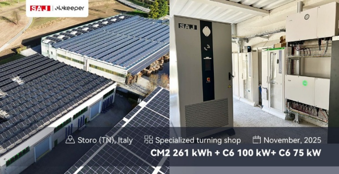 Storo Machining & Manufacturing Company: project voor de integratie van zonne-energie en energieopslag – (Product: CM2)